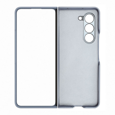 Samsung Galaxy Z Fold5 Compatible Case Cover With Polyurethane Leather - Grey